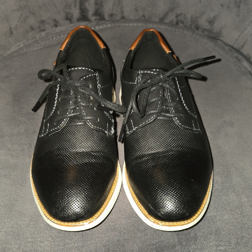Classic Black Kids Dress Shoes Size 13 Boy